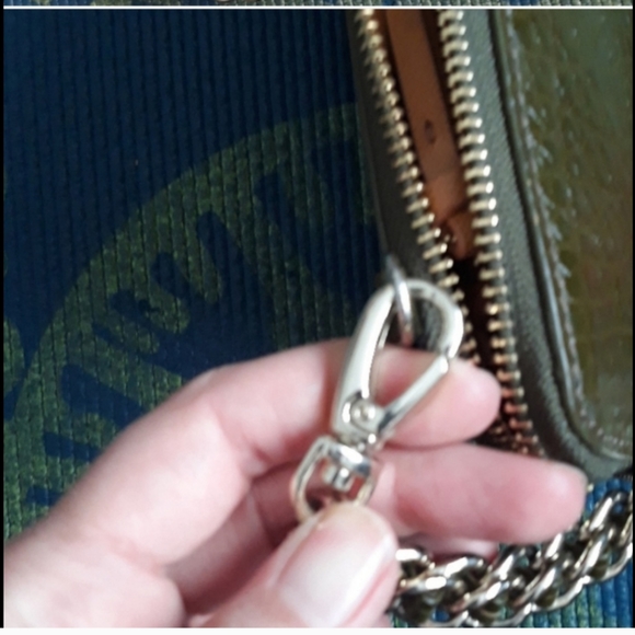 Donna Karan collection convertible leather croc clutch - Picture 5 of 5